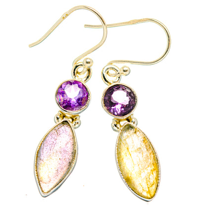Labradorite Earrings handcrafted by Ana Silver Co - EARR427634 - Photo 2