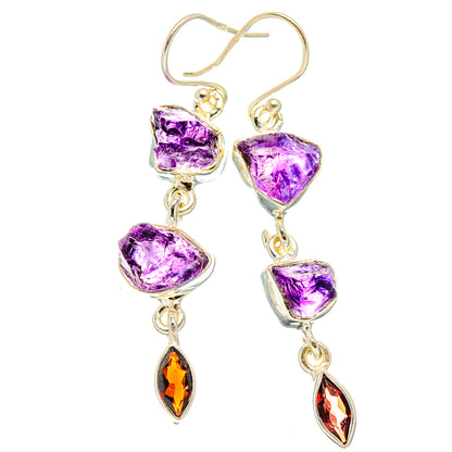 Amethyst Earrings handcrafted by Ana Silver Co - EARR427636 - Photo 2