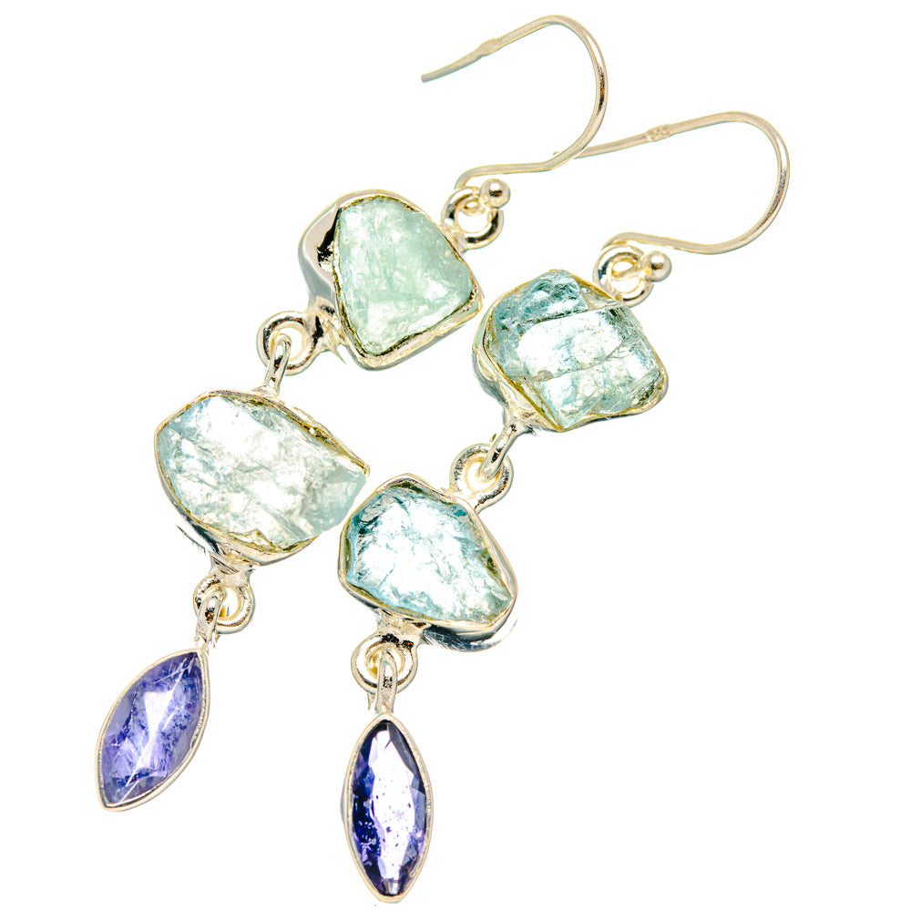 Aquamarine Earrings handcrafted by Ana Silver Co - EARR427641 - Photo 2
