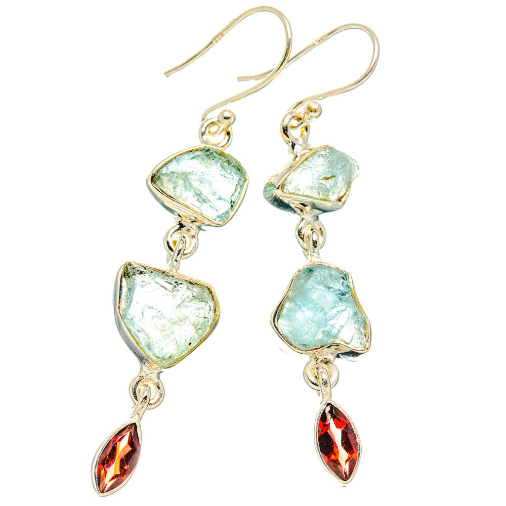 Aquamarine Earrings handcrafted by Ana Silver Co - EARR427644 - Photo 2