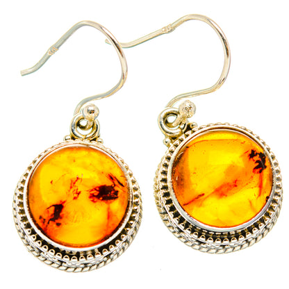 Baltic Amber Earrings handcrafted by Ana Silver Co - EARR427645 - Photo 2