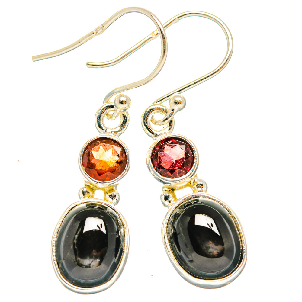 Star Diopside Earrings handcrafted by Ana Silver Co - EARR427647 - Photo 2