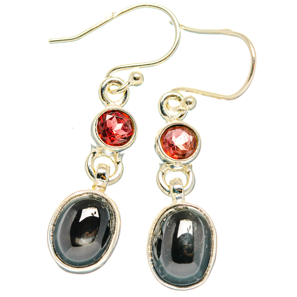 Star Diopside Earrings handcrafted by Ana Silver Co - EARR427648 - Photo 2