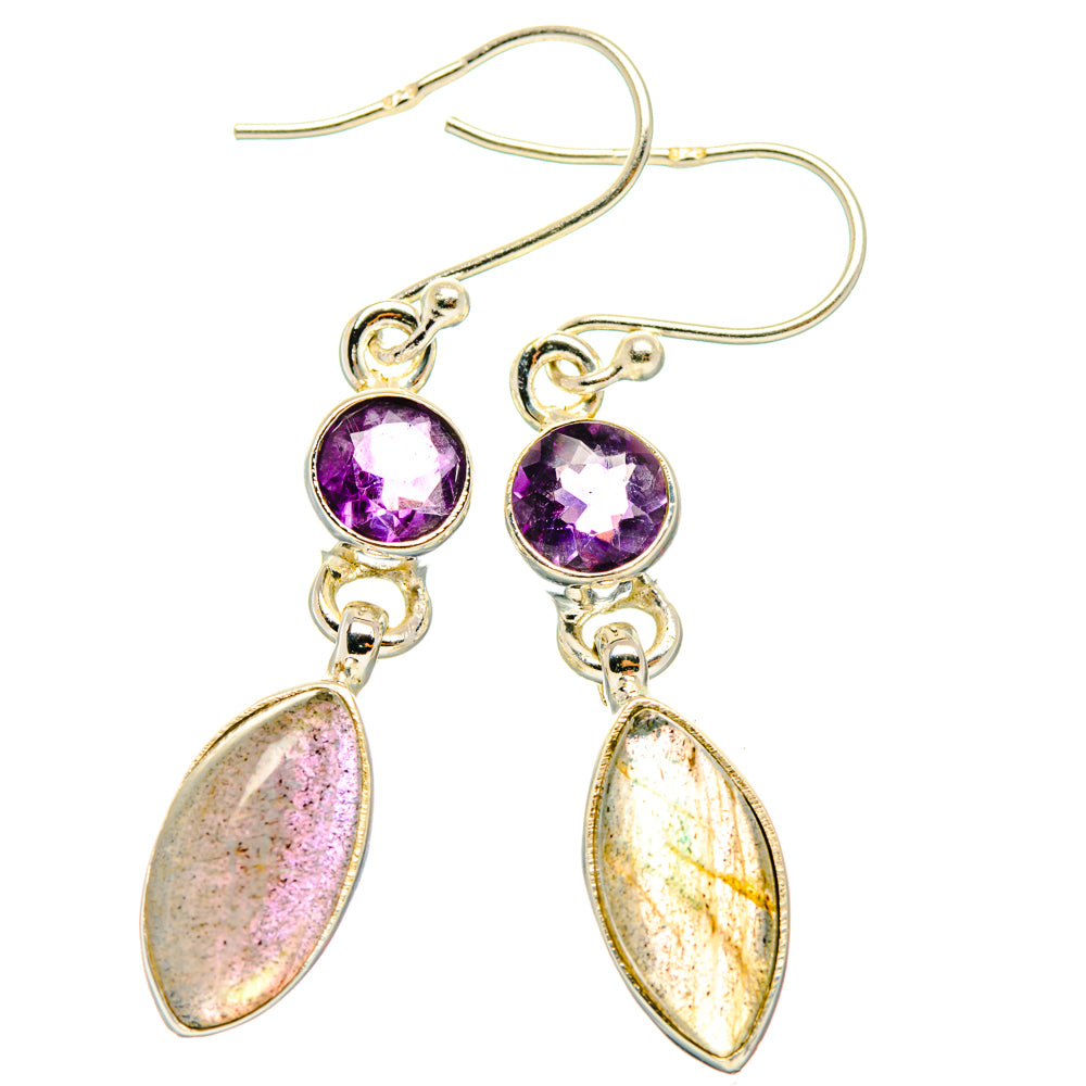 Labradorite Earrings handcrafted by Ana Silver Co - EARR427650 - Photo 2