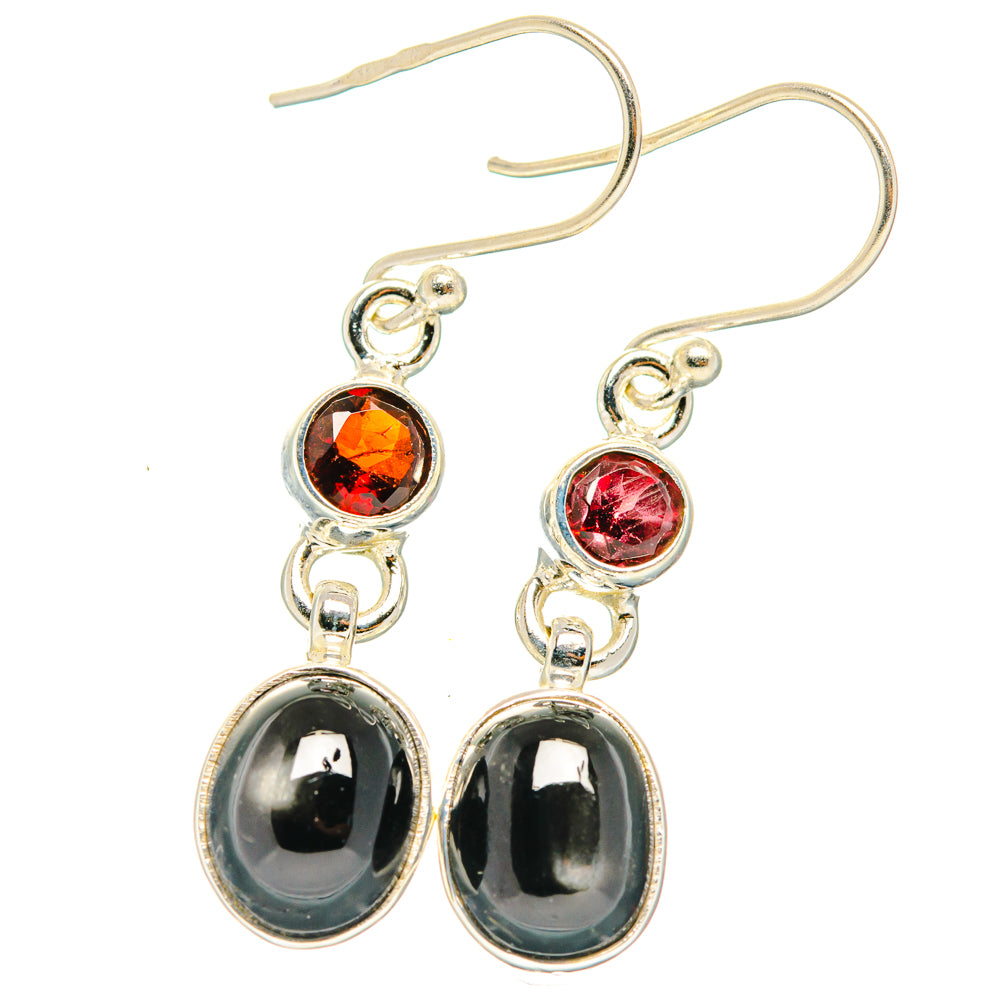 Star Diopside Earrings handcrafted by Ana Silver Co - EARR427651 - Photo 2