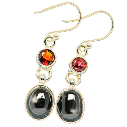 Star Diopside Earrings handcrafted by Ana Silver Co - EARR427651 - Photo 2
