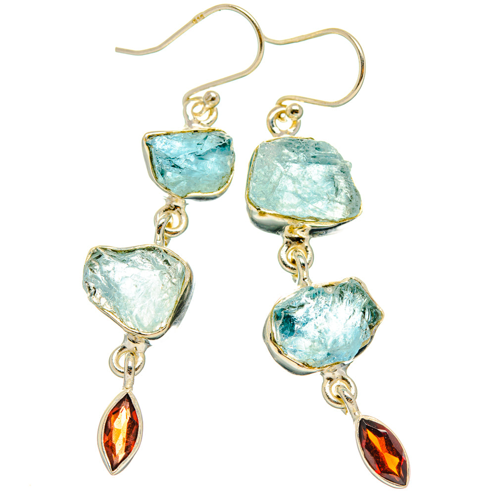 Aquamarine Earrings handcrafted by Ana Silver Co - EARR427652 - Photo 2
