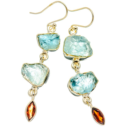 Aquamarine Earrings handcrafted by Ana Silver Co - EARR427652 - Photo 2
