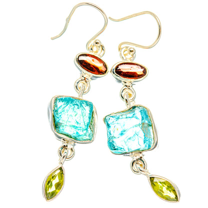 Apatite Earrings handcrafted by Ana Silver Co - EARR427664 - Photo 2
