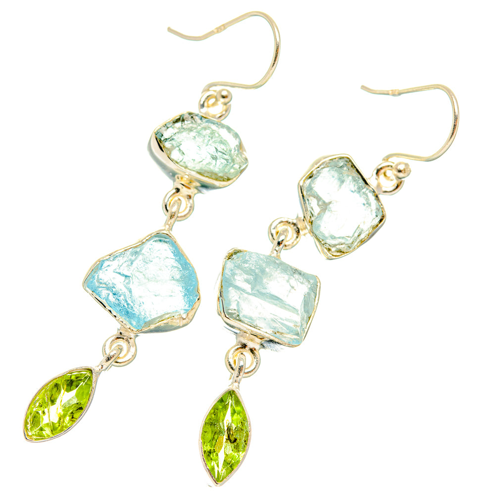 Aquamarine Earrings handcrafted by Ana Silver Co - EARR427672 - Photo 2