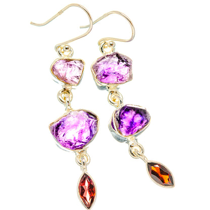Amethyst Earrings handcrafted by Ana Silver Co - EARR427677 - Photo 2