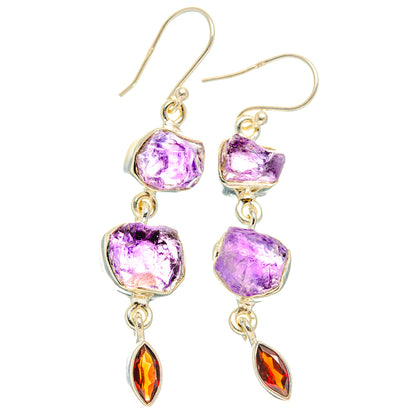 Amethyst Earrings handcrafted by Ana Silver Co - EARR427684 - Photo 2
