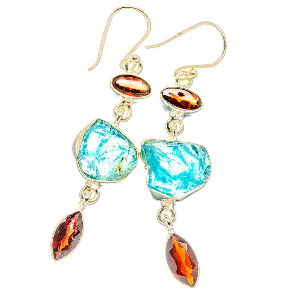 Apatite Earrings handcrafted by Ana Silver Co - EARR427685 - Photo 2