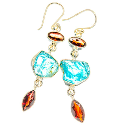 Apatite Earrings handcrafted by Ana Silver Co - EARR427685 - Photo 2