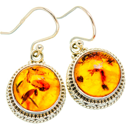 Baltic Amber Earrings handcrafted by Ana Silver Co - EARR427707 - Photo 2