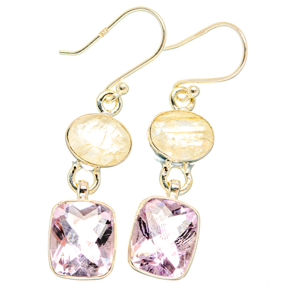Kunzite Earrings handcrafted by Ana Silver Co - EARR427710 - Photo 2
