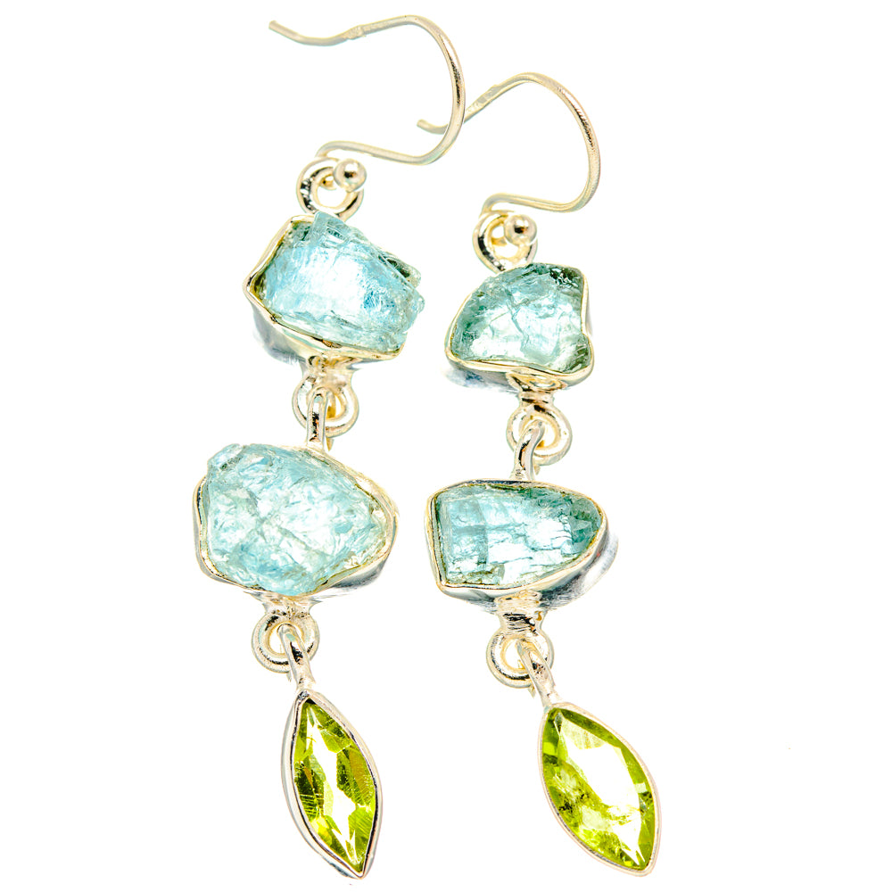 Aquamarine Earrings handcrafted by Ana Silver Co - EARR427711 - Photo 2