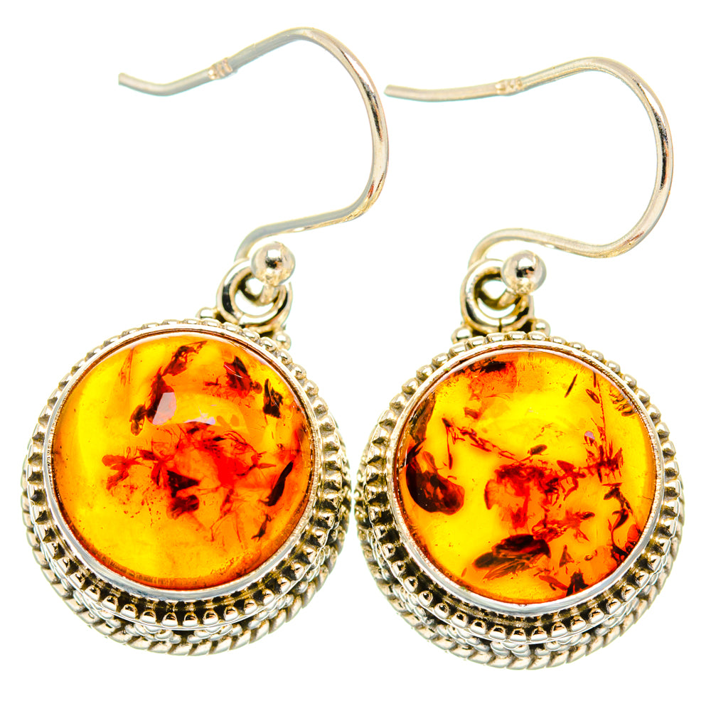 Baltic Amber Earrings handcrafted by Ana Silver Co - EARR427717 - Photo 2