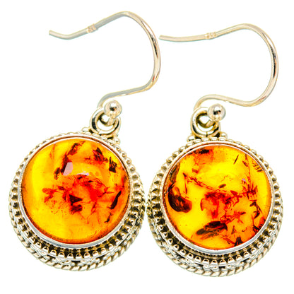 Baltic Amber Earrings handcrafted by Ana Silver Co - EARR427717 - Photo 2