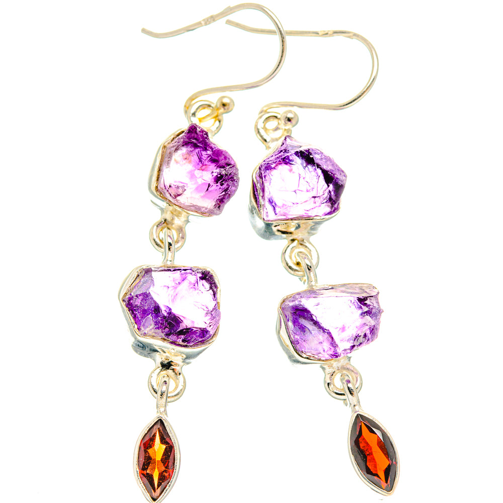 Amethyst Earrings handcrafted by Ana Silver Co - EARR427718 - Photo 2