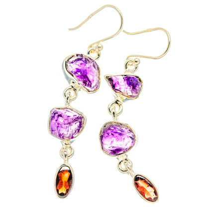 Amethyst Earrings handcrafted by Ana Silver Co - EARR427723 - Photo 2
