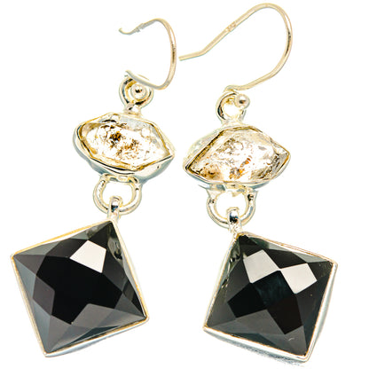 Black Onyx Earrings handcrafted by Ana Silver Co - EARR427726 - Photo 2
