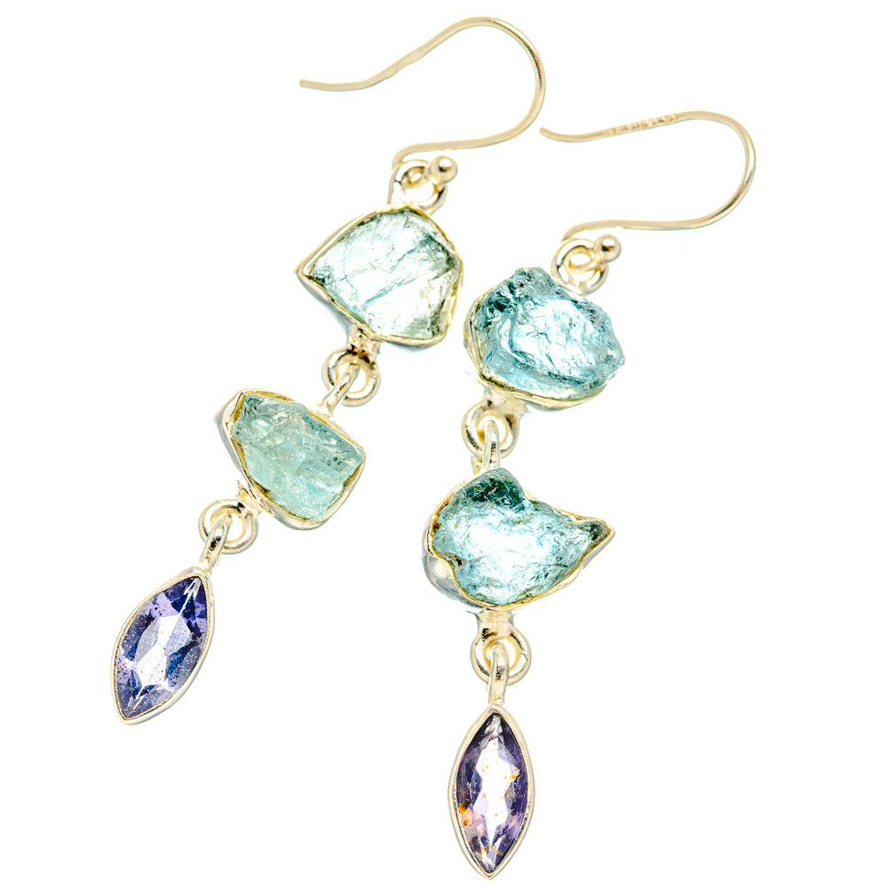 Aquamarine Earrings handcrafted by Ana Silver Co - EARR427730 - Photo 2
