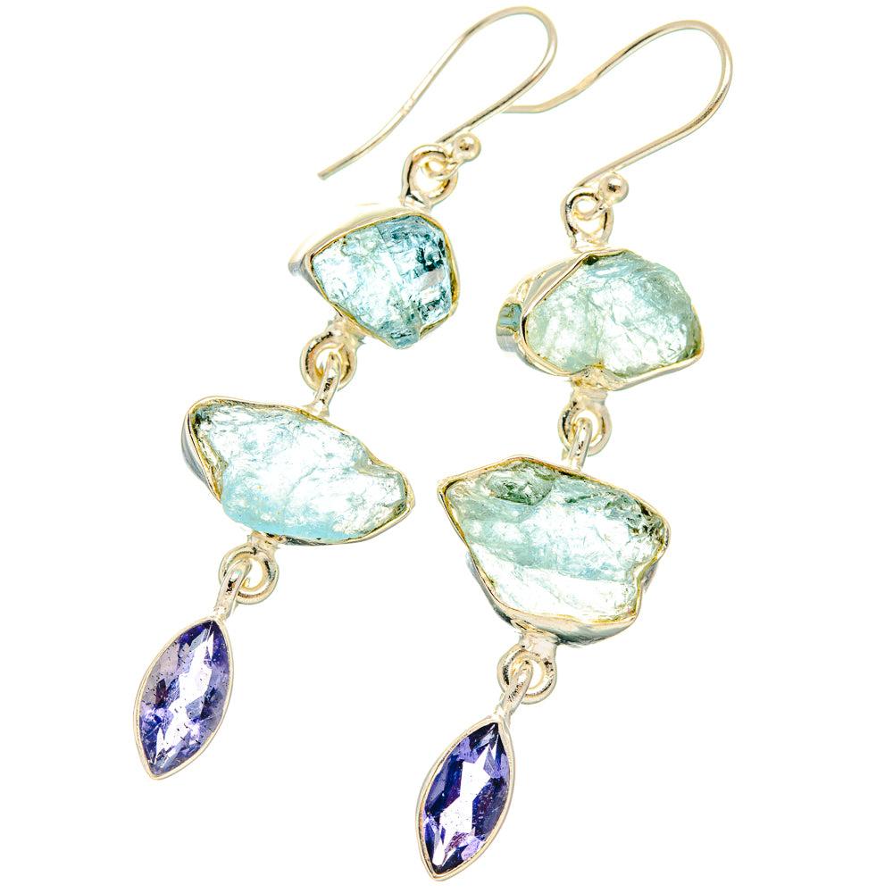Aquamarine Earrings handcrafted by Ana Silver Co - EARR427733 - Photo 2