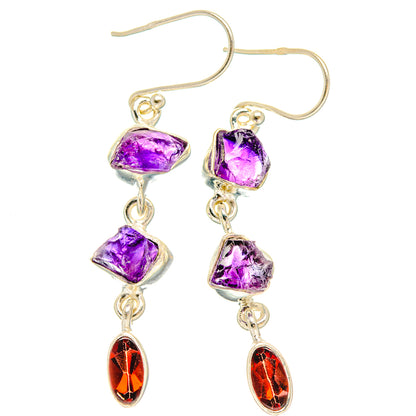 Amethyst Earrings handcrafted by Ana Silver Co - EARR427738 - Photo 2