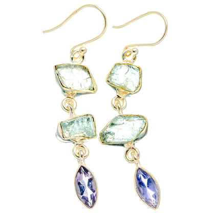 Aquamarine Earrings handcrafted by Ana Silver Co - EARR427739 - Photo 2