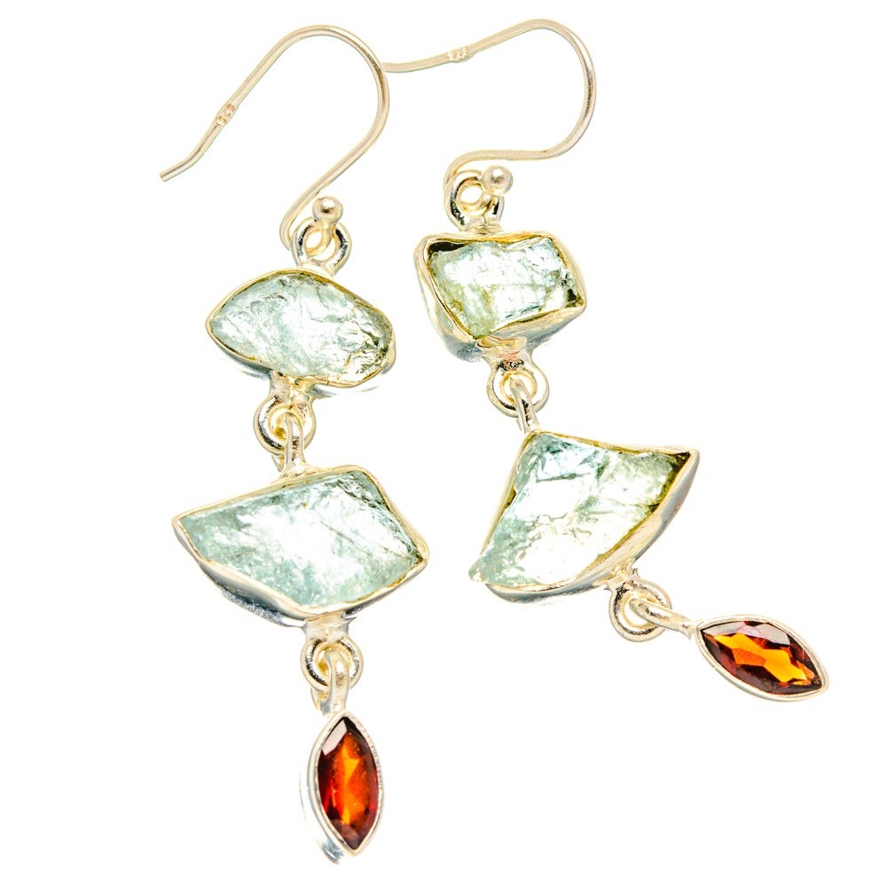 Aquamarine Earrings handcrafted by Ana Silver Co - EARR427743 - Photo 2