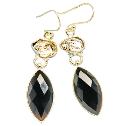 Black Onyx Earrings handcrafted by Ana Silver Co - EARR427744 - Photo 2