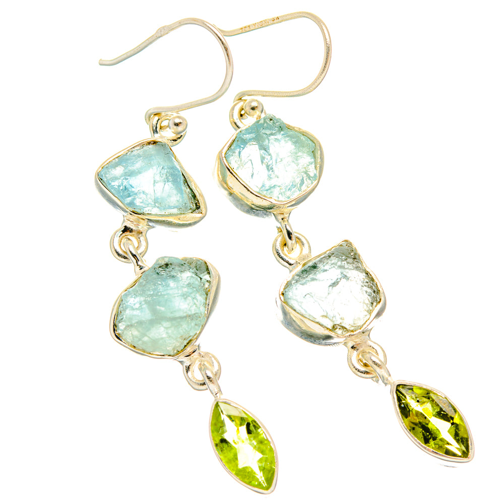Aquamarine Earrings handcrafted by Ana Silver Co - EARR427746 - Photo 2