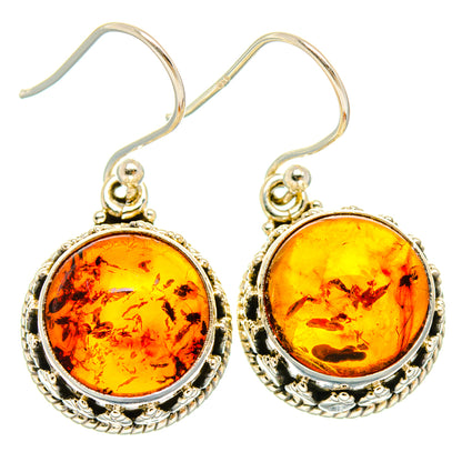 Baltic Amber Earrings handcrafted by Ana Silver Co - EARR427748 - Photo 2