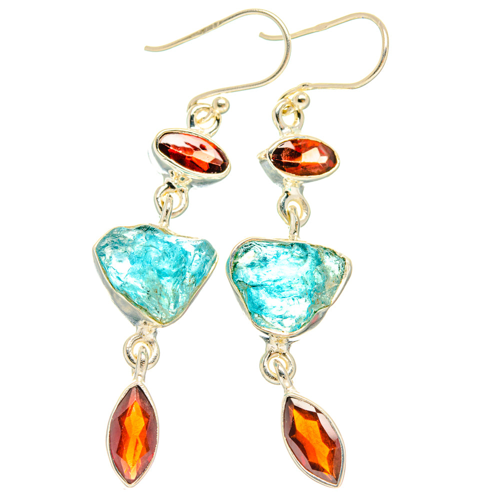 Apatite Earrings handcrafted by Ana Silver Co - EARR427761 - Photo 2