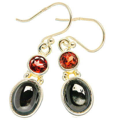 Star Diopside Earrings handcrafted by Ana Silver Co - EARR427767 - Photo 2