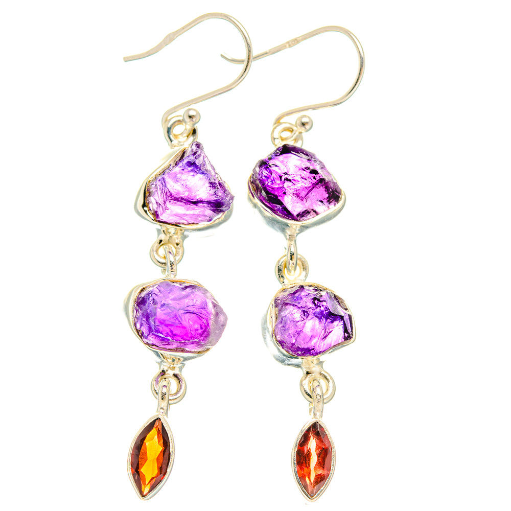 Amethyst Earrings handcrafted by Ana Silver Co - EARR427782 - Photo 2