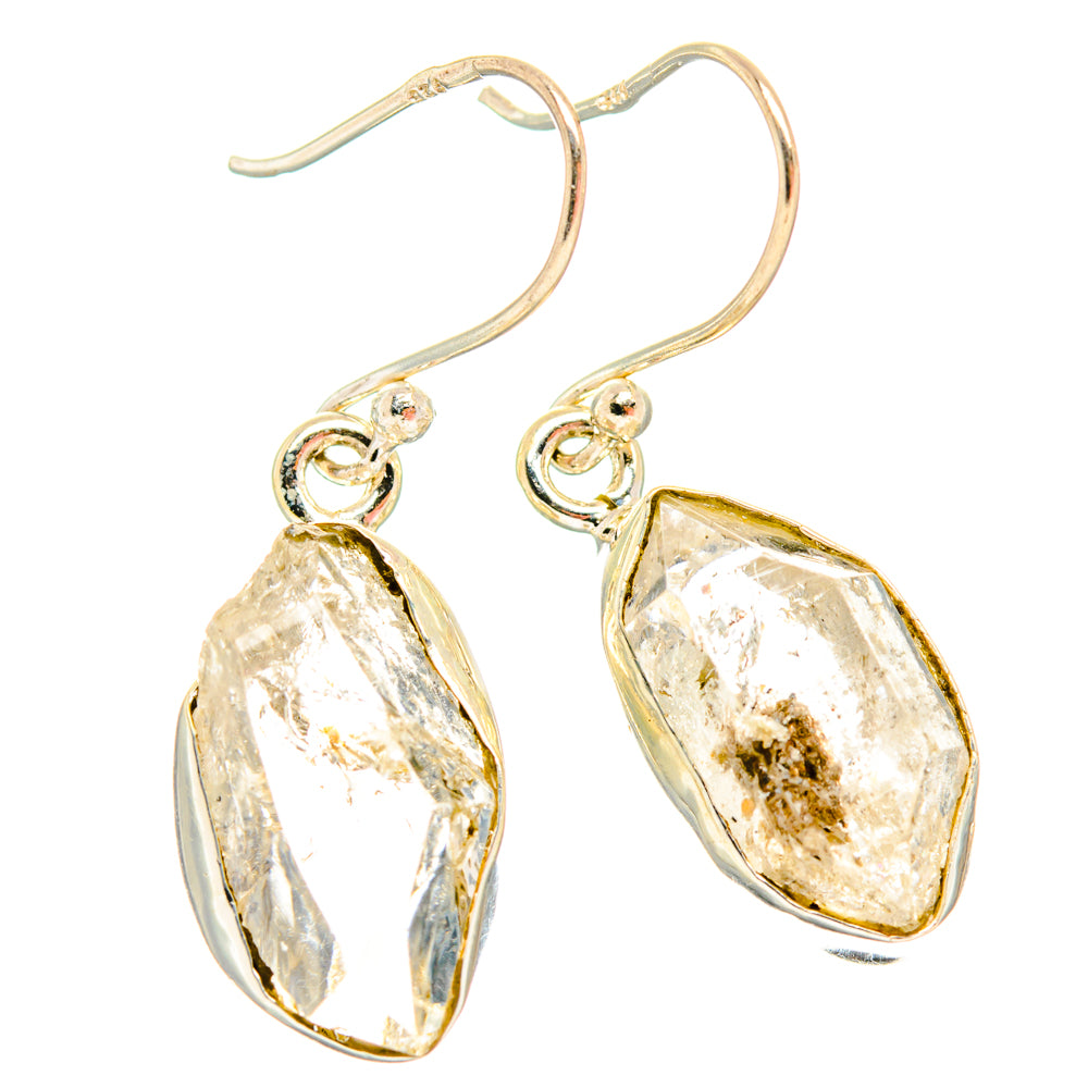 Herkimer Diamond Earrings handcrafted by Ana Silver Co - EARR427789 - Photo 2