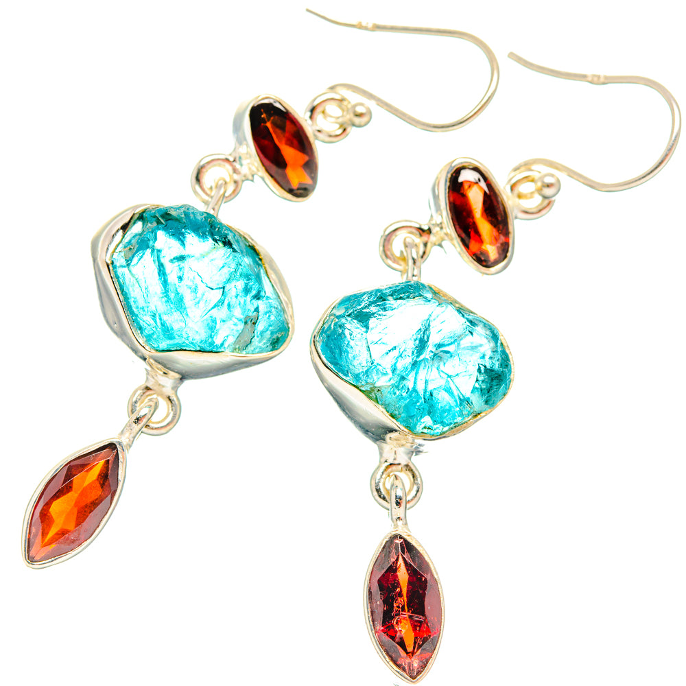 Apatite Earrings handcrafted by Ana Silver Co - EARR427791 - Photo 2