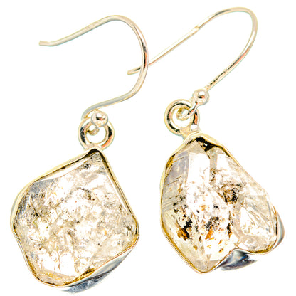 Herkimer Diamond Earrings handcrafted by Ana Silver Co - EARR427797 - Photo 2
