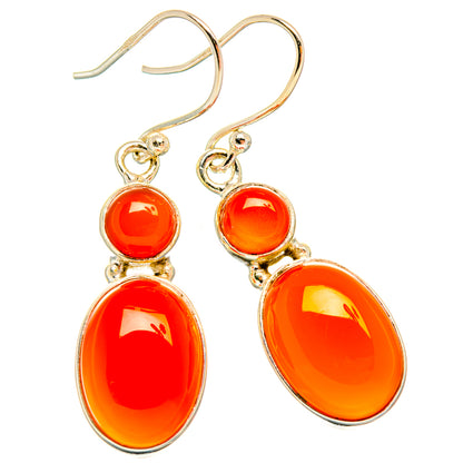Carnelian Earrings handcrafted by Ana Silver Co - EARR427804 - Photo 2