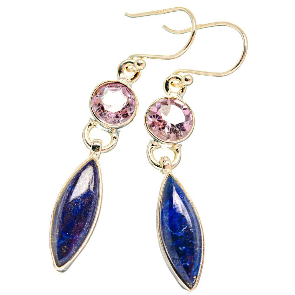 Lapis Lazuli Earrings handcrafted by Ana Silver Co - EARR427814 - Photo 2