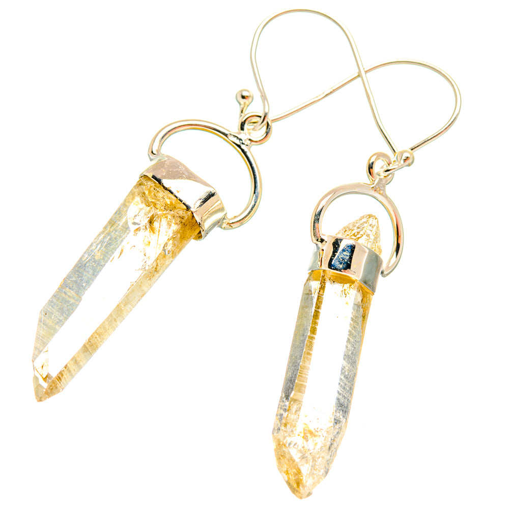 Citrine Earrings handcrafted by Ana Silver Co - EARR427816 - Photo 2