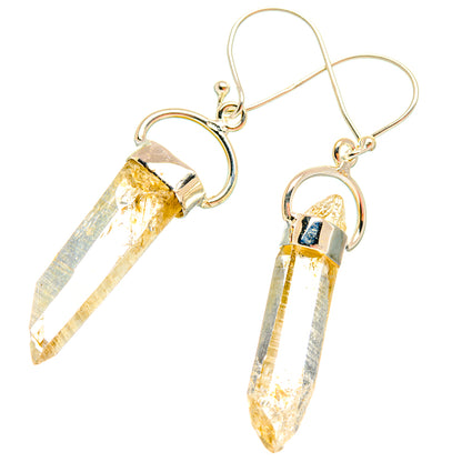 Citrine Earrings handcrafted by Ana Silver Co - EARR427816 - Photo 2
