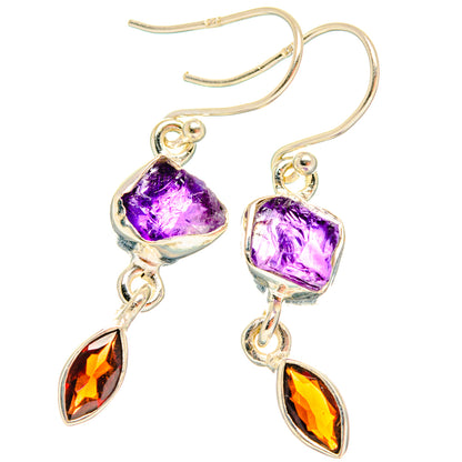 Amethyst Earrings handcrafted by Ana Silver Co - EARR427826 - Photo 2