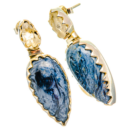 Pietersite Earrings handcrafted by Ana Silver Co - EARR427829 - Photo 2