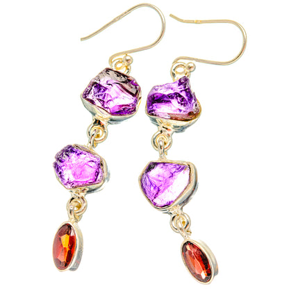 Amethyst Earrings handcrafted by Ana Silver Co - EARR427832 - Photo 2