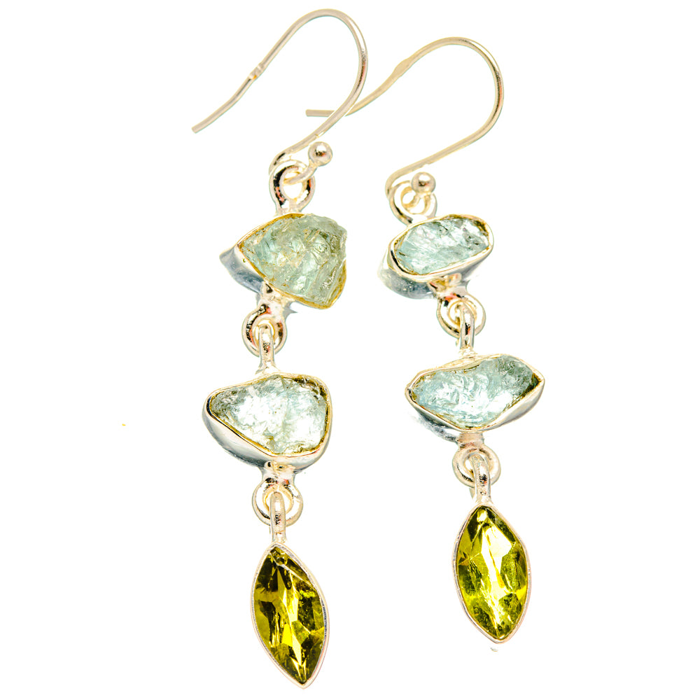 Aquamarine Earrings handcrafted by Ana Silver Co - EARR427835 - Photo 2
