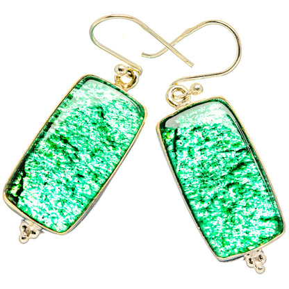 Green Aventurine Earrings handcrafted by Ana Silver Co - EARR427839 - Photo 2