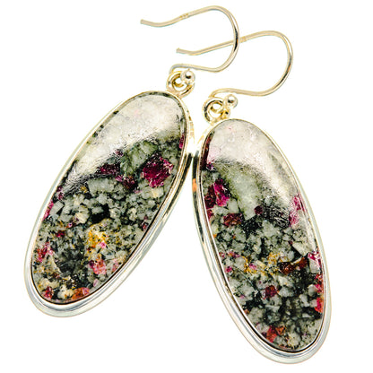 Russian Eudialyte Earrings handcrafted by Ana Silver Co - EARR427848 - Photo 2